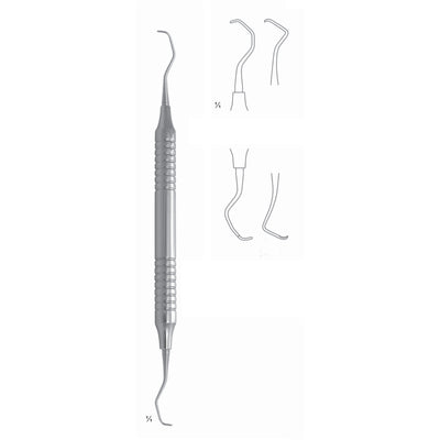 Big Gracey Scalers 17.5cm Hollow Handle, Premolars, Molars, Distal Fig 17/18 10 mm (Q-110-17)