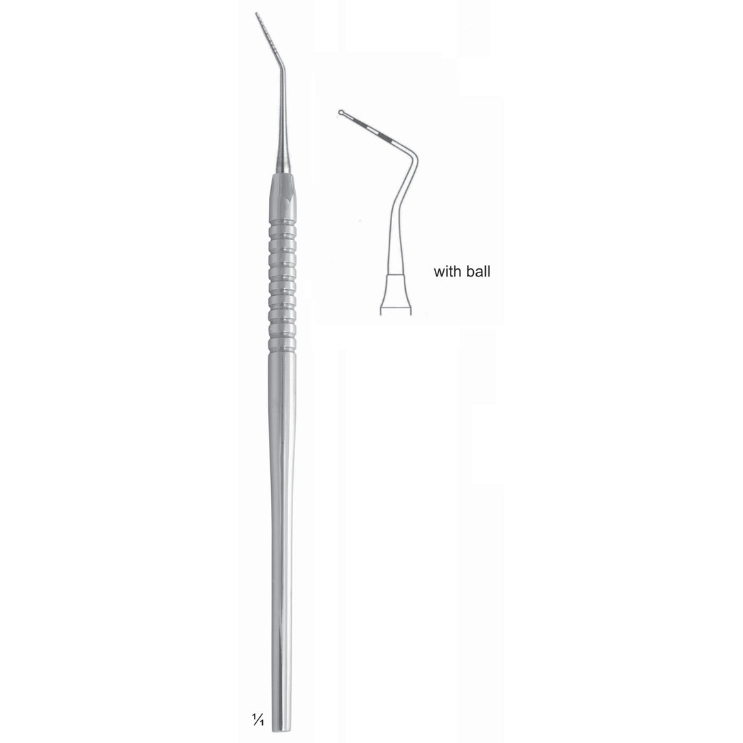 Scalers 16cm Solid Handle, Grad 3-6-9-12, With Ball Fig Cpng 12S 6 mm (Q-135-06) by Dr. Frigz