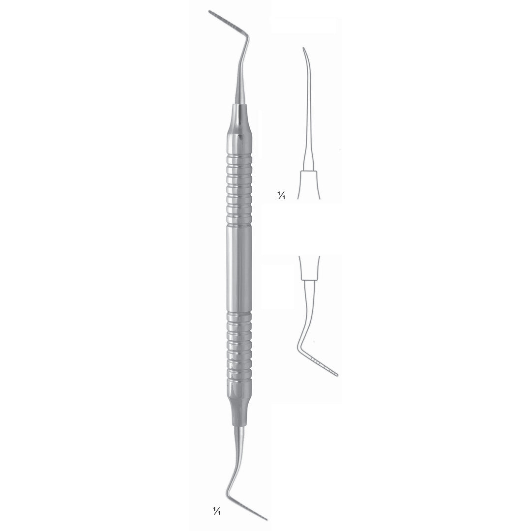 Scalers 17.5cm Hollow Handle, Grad 1-2-3-5-7-8-9-10 Fig W/3 8 mm (Q-146-06) by Dr. Frigz