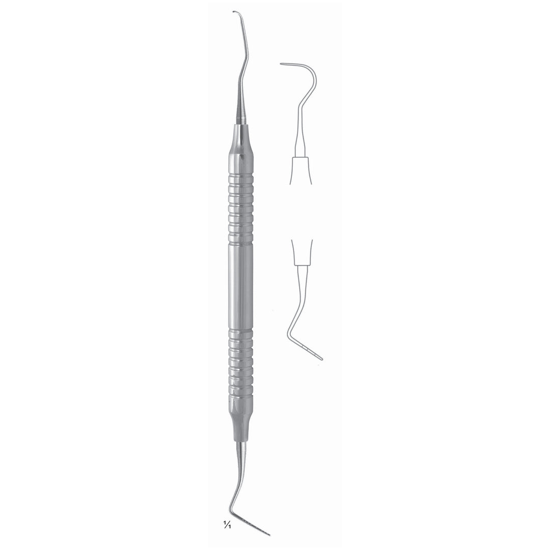 Scalers 17.5cm Hollow Handle, Grad 3-6-8 Fig Um/23 8 mm (Q-154-04) by Dr. Frigz