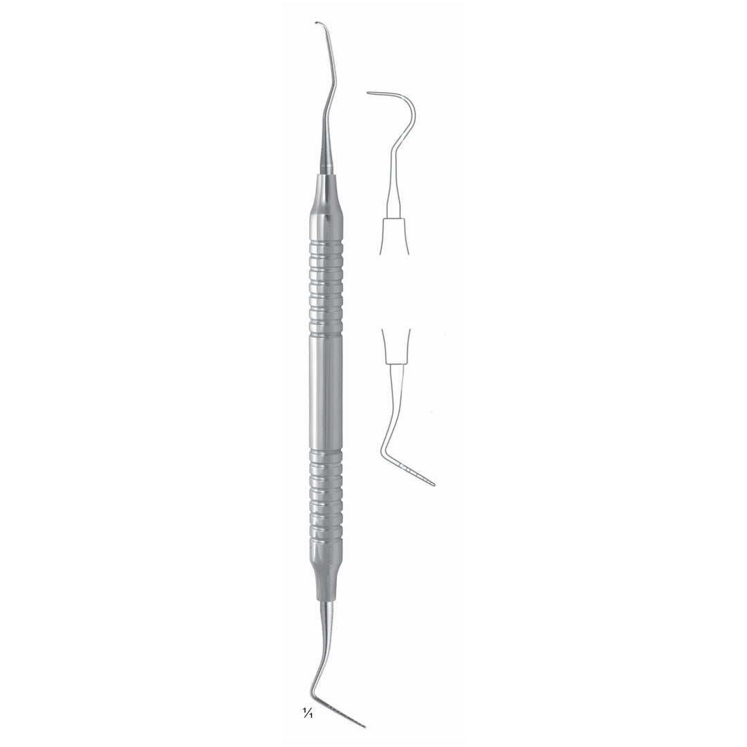 Scalers 17.5cm Hollow Handle, Grad 1-2-3-5-7-8-9-10 Fig W/28 8 mm (Q-155-05) by Dr. Frigz