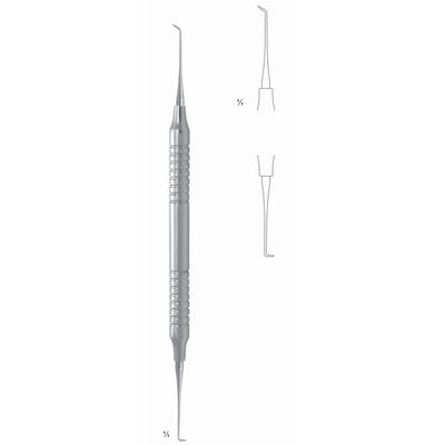 Zurich Scalers 17.5cm Hollow Handle, Micro Probe, For Retrograde Detection Of Root Canal Following Apicoectmy 8 mm (Q-157-00)