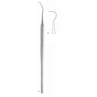 White Scalers 17.5cm Solid Handle, For General Examination, Especially For Incisors Fig 23 6 mm (Q-175-23) by Dr. Frigz