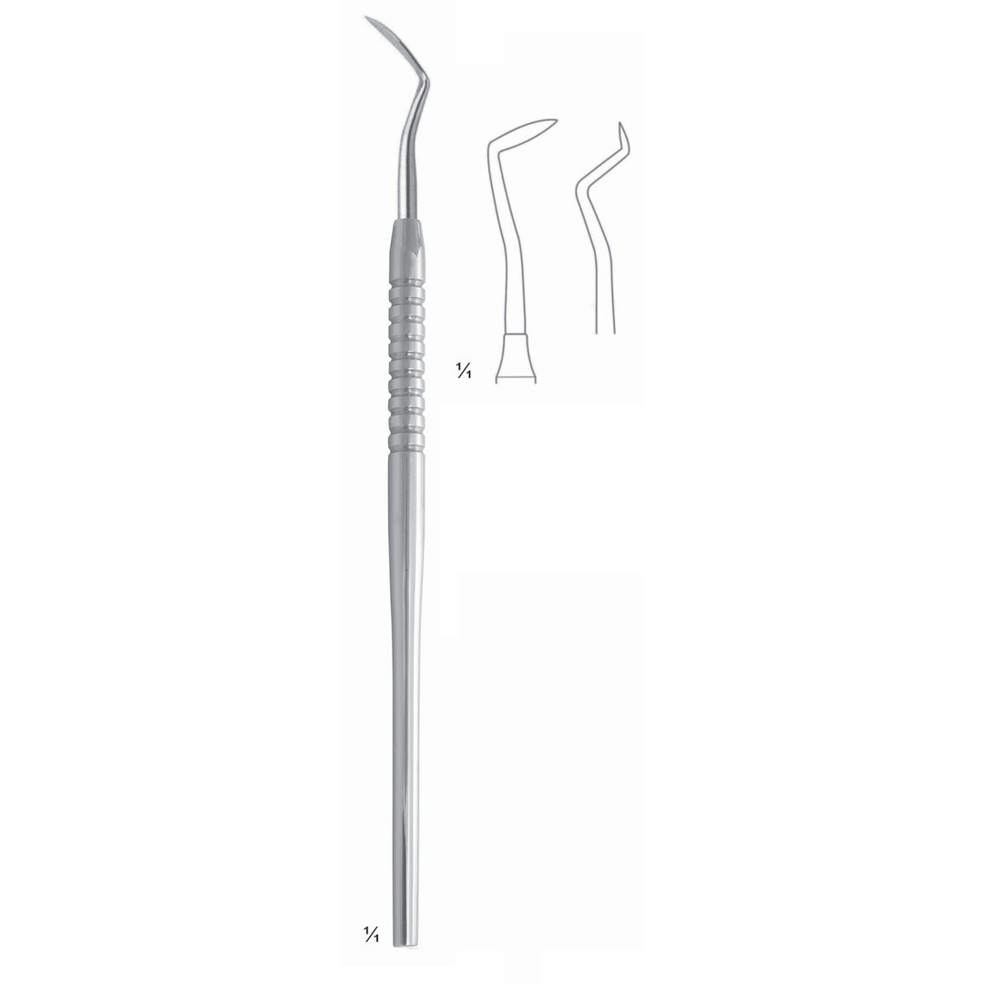 Orban Scalers 17.5cm Solid Handle Fig 1 6 mm Counter Angled Shank, Especially Suitable For Excision Of Interproximal Tissue In Gingivectomy (Q-268-01) by Dr. Frigz