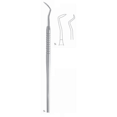 Orban Scalers 17.5cm Solid Handle Fig 1 6 mm Counter Angled Shank, Especially Suitable For Excision Of Interproximal Tissue In Gingivectomy (Q-268-01) by Dr. Frigz