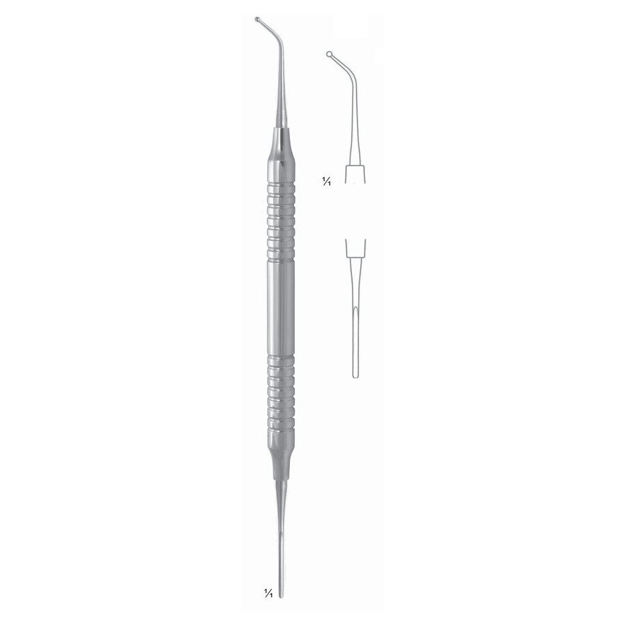 Zurich Filling Instruments 17.5cm Hollow Handle, 8 mm 1,5 mm , 1,7 mm Ball Type Condenser/Spatulas Combination, Ideal For Retrograde Fillings With Mta And Super Eba (S-001-01) by Dr. Frigz