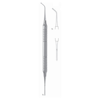 Zurich Filling Instruments 17.5cm Hollow Handle, 8 mm 1,5 mm , 1,7 mm Ball Type Condenser/Spatulas Combination, Ideal For Retrograde Fillings With Mta And Super Eba (S-001-01)