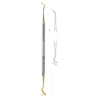 Filling Instruments Ti 17.5cm Titanium Coated, Solid Handle Fig 1 6 mm (S-005-01) by Dr. Frigz