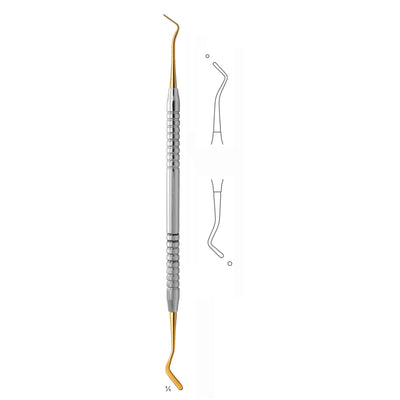 Filling Instruments Ti 17.5cm Titanium Coated, Solid Handle Fig 10 6 mm (S-010-10) by Dr. Frigz