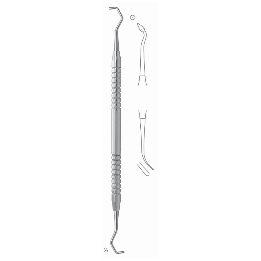 Filling Instruments 17.5cm Solid Handle Fig Gm Sb 6 mm (S-023-03) by Dr. Frigz