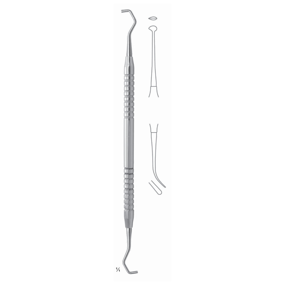 Filling Instruments 17.5cm Solid Handle Fig 29/2B 6 mm (S-024-04) by Dr. Frigz