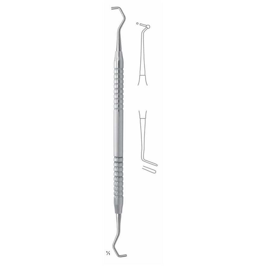Filling Instruments 17.5cm Solid Handle Fig L1 6 mm (S-025-05) by Dr. Frigz