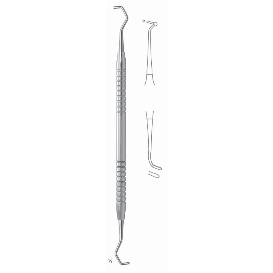 Filling Instruments 17.5cm Solid Handle Fig L2 6 mm (S-026-06) by Dr. Frigz