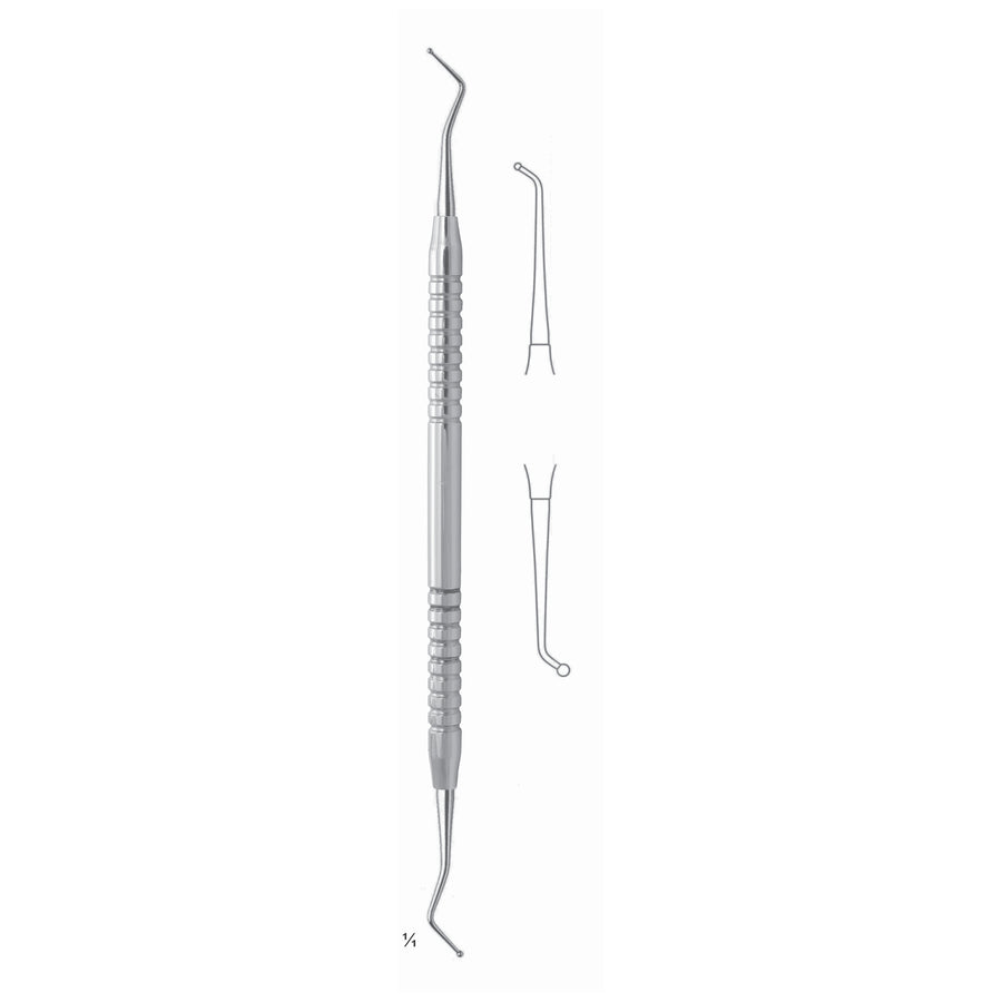 Filling Instruments 17.5cm Solid Handle Fig 26/27S 6 mm (S-036-26) by Dr. Frigz