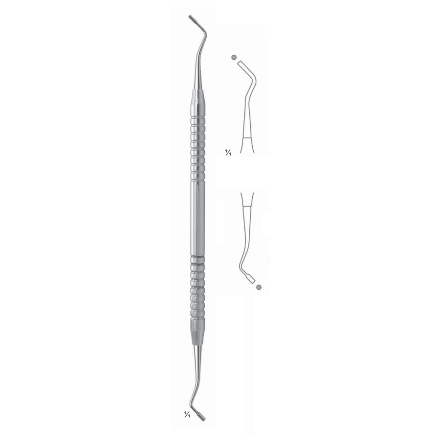 Filling Instruments 17.5cm Fluted, Solid Handle Fig 1S 6 mm (S-045-01) by Dr. Frigz