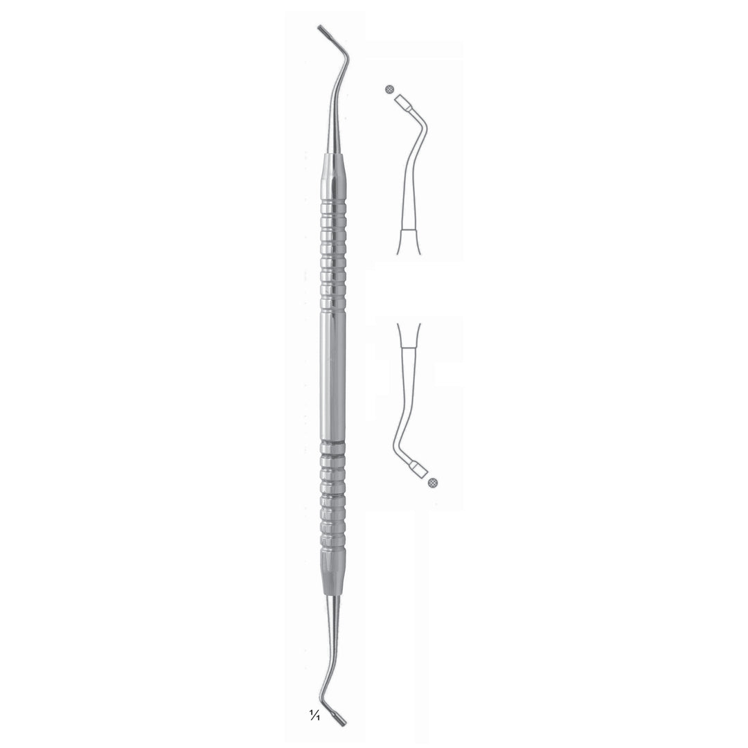Filling Instruments 17.5cm Fluted, Solid Handle Fig 2S 6 mm (S-046-02) by Dr. Frigz