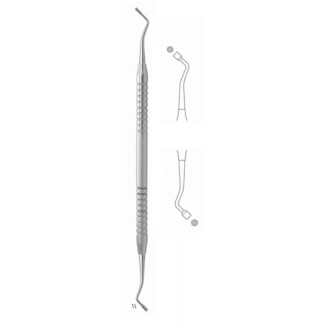 Filling Instruments 17.5cm Fluted, Solid Handle Fig 4S 6 mm (S-048-04) by Dr. Frigz