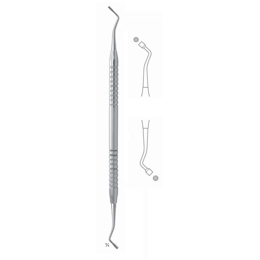 Filling Instruments 17.5cm Fluted, Solid Handle Fig 4S 6 mm (S-048-04) by Dr. Frigz