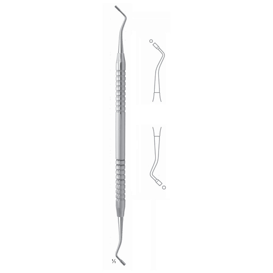 Filling Instruments 17.5cm Solid Handle Fig 2P 6 mm (S-050-06) by Dr. Frigz