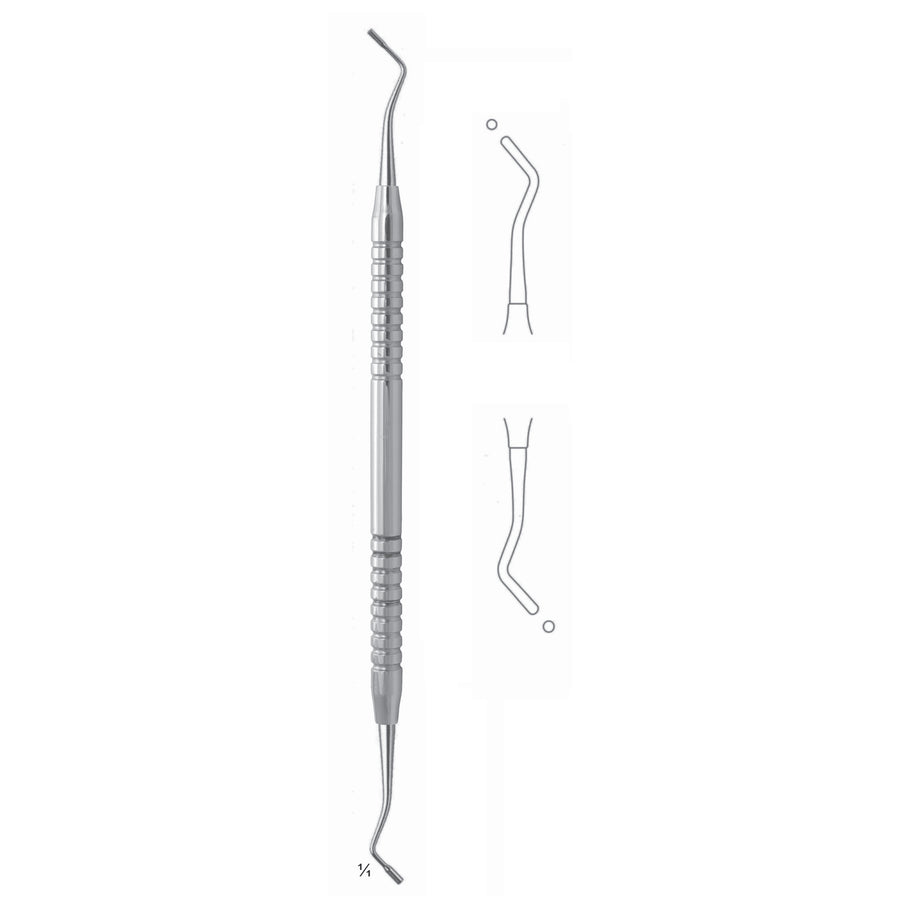 Filling Instruments 17.5cm Solid Handle Fig 3D 6 mm (S-055-11) by Dr. Frigz