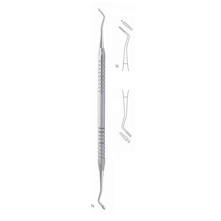 Hollenback Filling Instruments 17.5cm Solid Handle Fig H4 6 mm (S-065-08) by Dr. Frigz