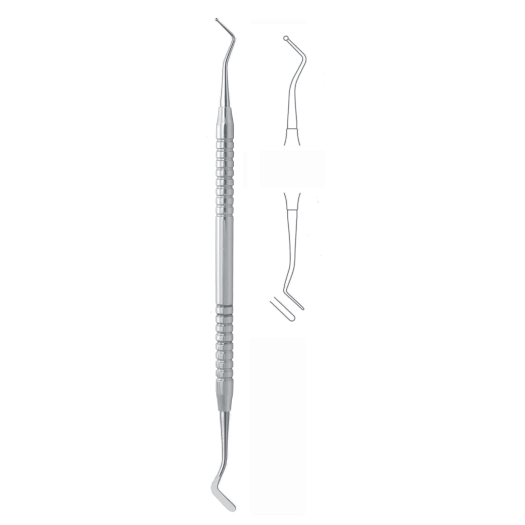 Filling Instruments 17.5cm Solid Handle Fig 1A 6 mm (S-084-04) by Dr. Frigz