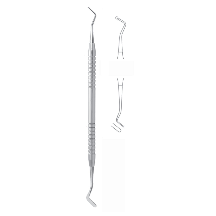 Filling Instruments 17.5cm Solid Handle Fig 2A 6 mm (S-085-05) by Dr. Frigz