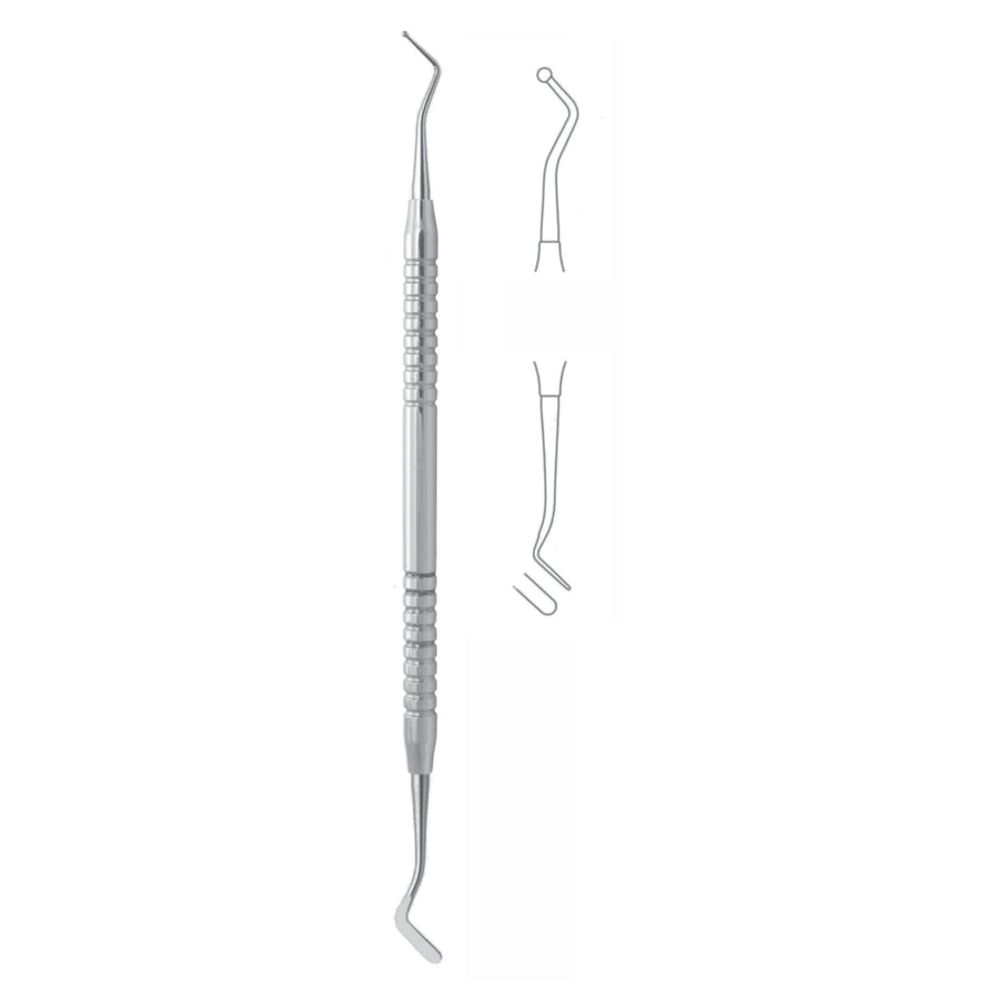 Filling Instruments 17.5cm Solid Handle Fig 3A 6 mm (S-086-06) by Dr. Frigz