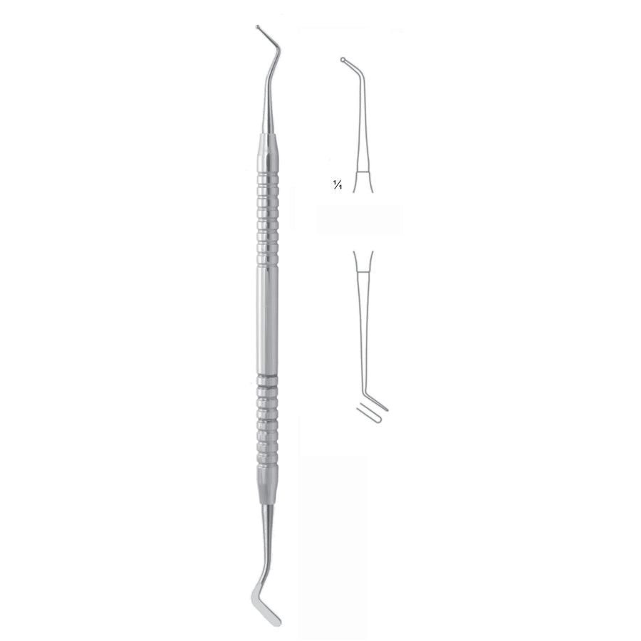 Filling Instruments 17.5cm Solid Handle Fig 1B 6 mm (S-087-07) by Dr. Frigz