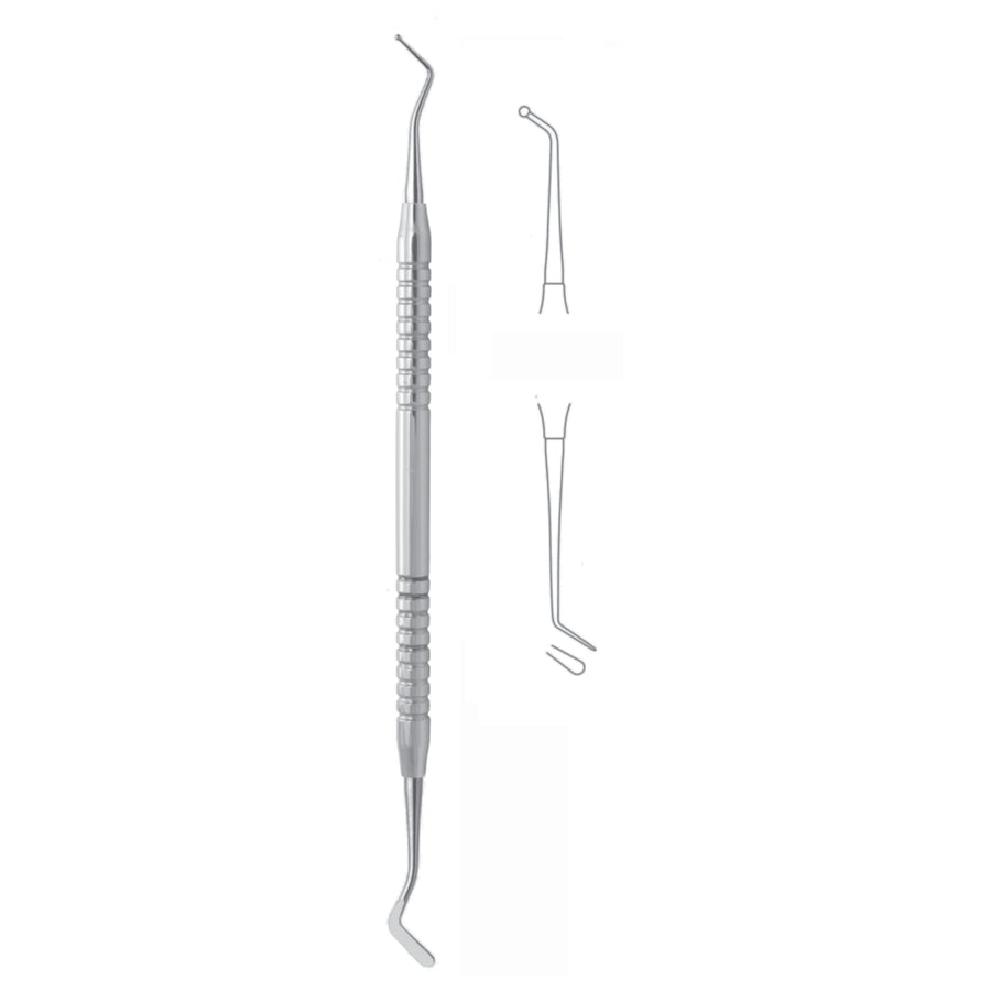 Filling Instruments 17.5cm Solid Handle Fig 2B 6 mm (S-088-08) by Dr. Frigz