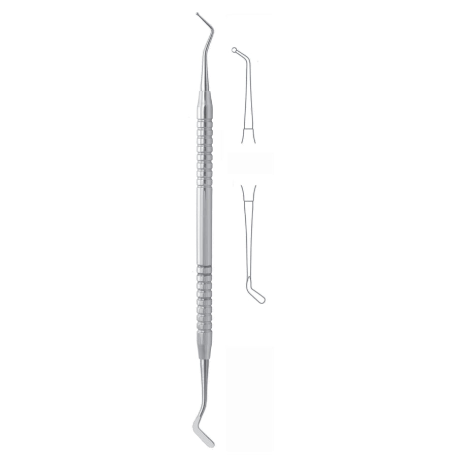 Filling Instruments 17.5cm Solid Handle Fig 2C 6 mm (S-090-10) by Dr. Frigz