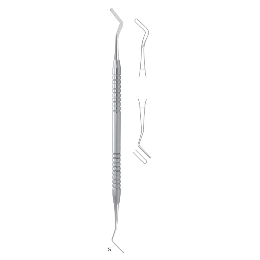 Heidemann Filling Instruments 17.5cm Solid Handle, 6 mm , Sharp Fig 12 2,5 mm (S-108-05) by Dr. Frigz