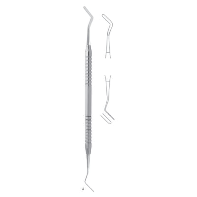 Heidemann Filling Instruments 17.5cm Solid Handle, 6 mm , Sharp Fig 12 2,5 mm (S-108-05)