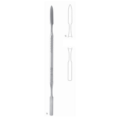 Frigz Filling Instruments 17.5cm Cement Mixing Spatula, Solid Handle Fig 1 6 mm (S-118-01) by Dr. Frigz