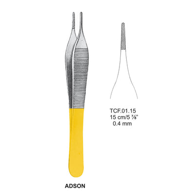 TC-Adson Dissecting Forcpes, 15Cm, 0.4mm (TCF-01-15)