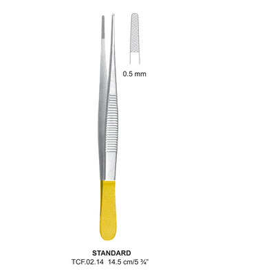 TC-Standard Dissecting Forceps, 14.5Cm, 0.5mm (TCF-02-14)