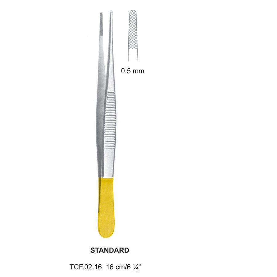 TC-Standard Dissecting Forceps, 16Cm, 0.5mm (Tcf.02.16) by Dr. Frigz