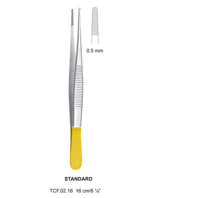 TC-Standard Dissecting Forceps, 16Cm, 0.5mm (Tcf.02.16) by Dr. Frigz