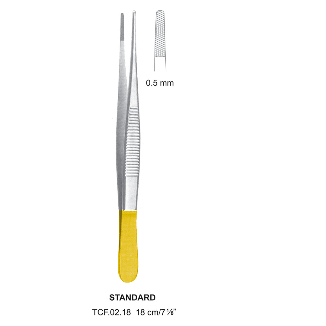 TC-Standard Dissecting Forceps, 16Cm, 0.5mm (Tcf.02.18) by Dr. Frigz