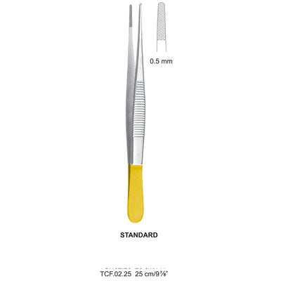 TC-Standard Dissecting Forceps, 25Cm, 0.5mm (TCF-02-25)