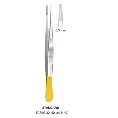 Tc-Standard Dissecting Forceps, 30cm, 0.5mm (TCF-02-30)
