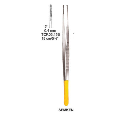 TC-Semken Dissecting Forceps, 15Cm, 0.4mm (Tcf.03.15B) by Dr. Frigz