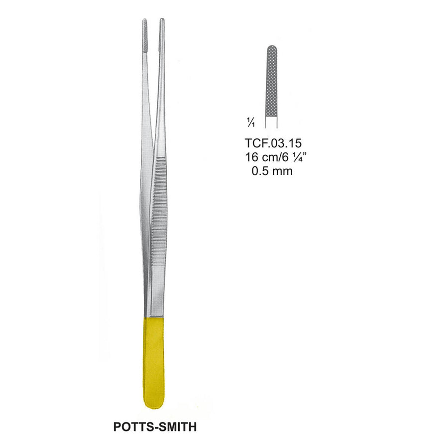 TC-Potts-Smith Dissecting Forceps, 16Cm, 0.5mm (Tcf.03.15) by Dr. Frigz