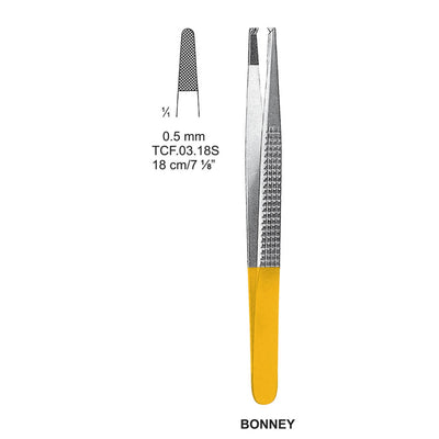 TC-Bonney Dissecting Forceps, 18Cm, 0.5mm (TCF-03-18S)