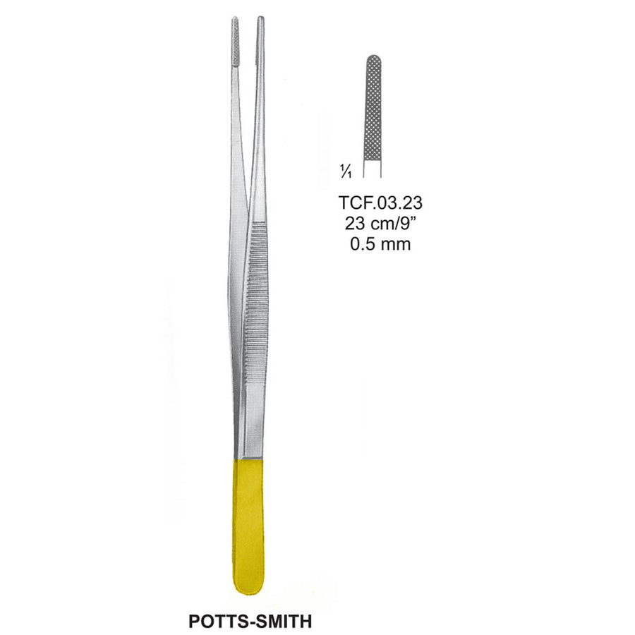 TC-Potts-Smith Dissecting Forceps, 23Cm, 0.5mm (Tcf.03.23) by Dr. Frigz