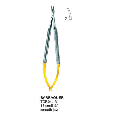 TC-Barraquer Needle Holders Smooth Curved 13cm  (TCF-04-13)