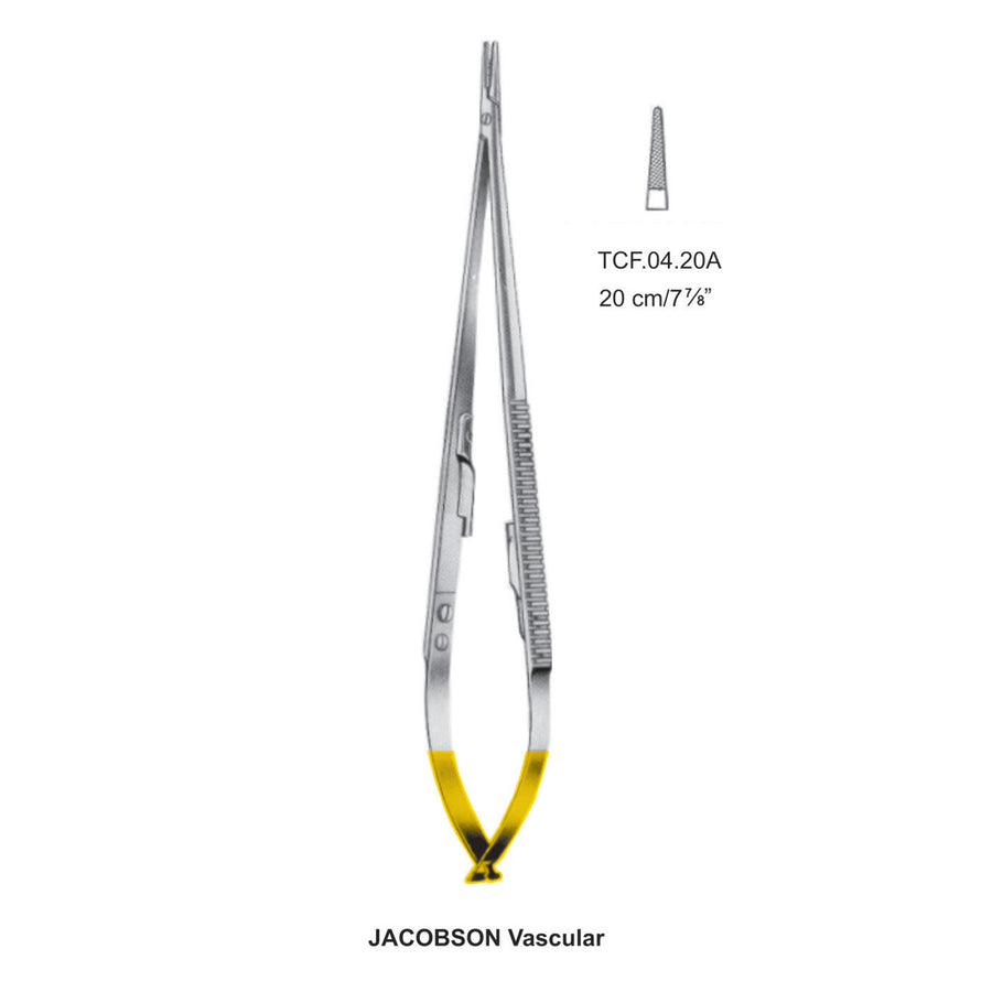 TC-Jacobson Vascular, Needle Holder ,0.3mm , 20cm  (Tcf.04.20A) by Dr. Frigz