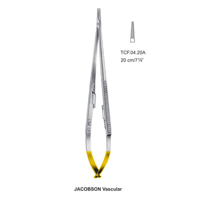 TC-Jacobson Vascular, Needle Holder ,0.3mm , 20cm  (TCF-04-20A)