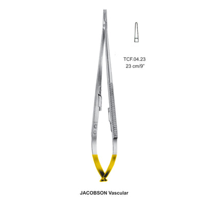 Jacobson Vascular,  Needle Holder, Smooth, 23cm  (Tcf.04.23) by Dr. Frigz