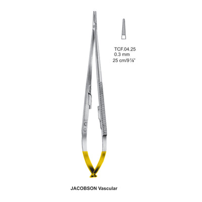 TC-Jacobson Vascular,  Needle Holder, 0.3mm , 25cm  (TCF-04-25)